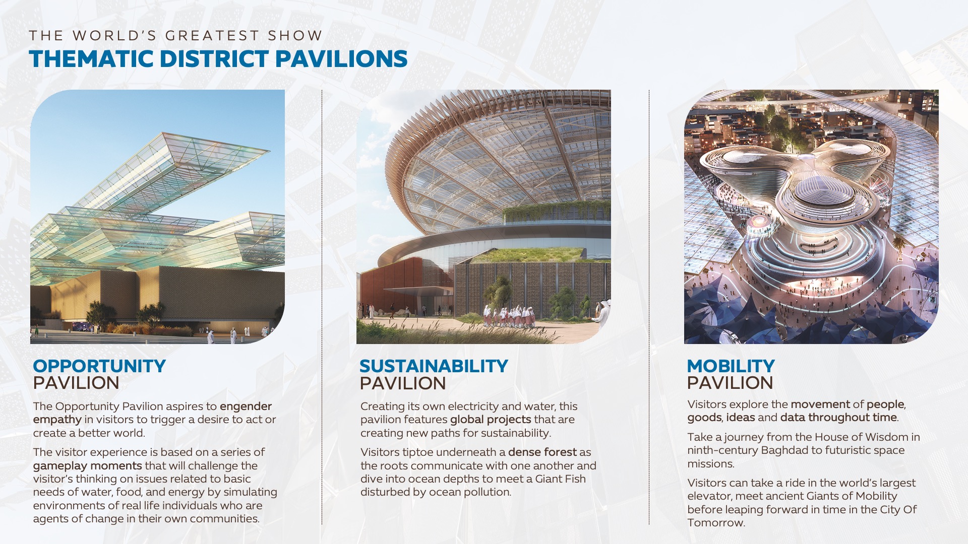 EXPO 2020 Story
